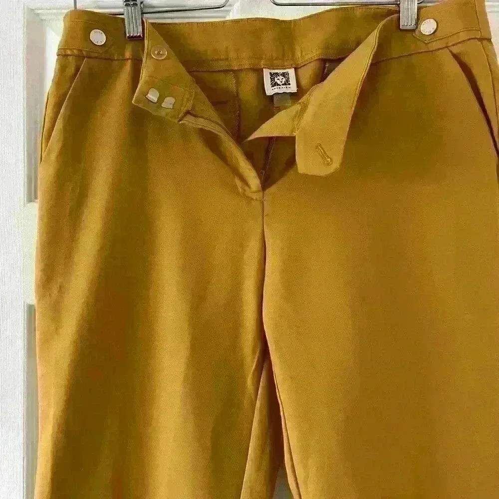 Anne Klein Mustard Pants - Picture 2 of 10